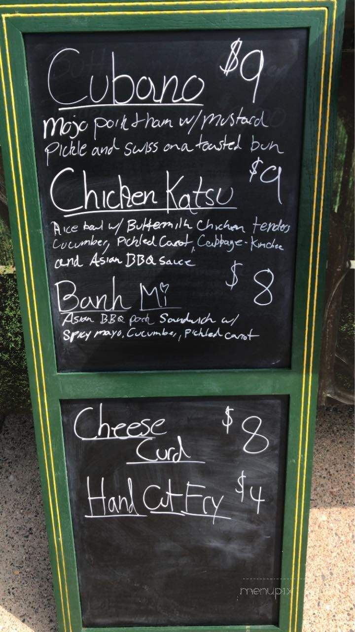 Greenhorn Truck - Minneapolis, MN menu_pic
