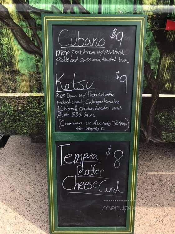 Greenhorn Truck - Minneapolis, MN menu_pic