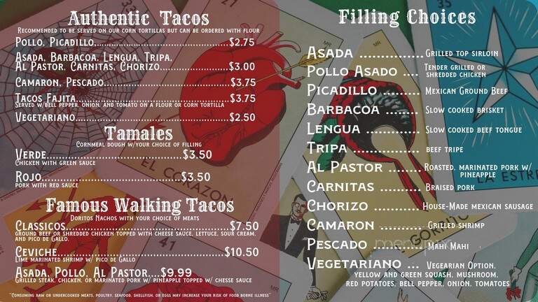La Autentica - Rice Lake, WI menu_pic