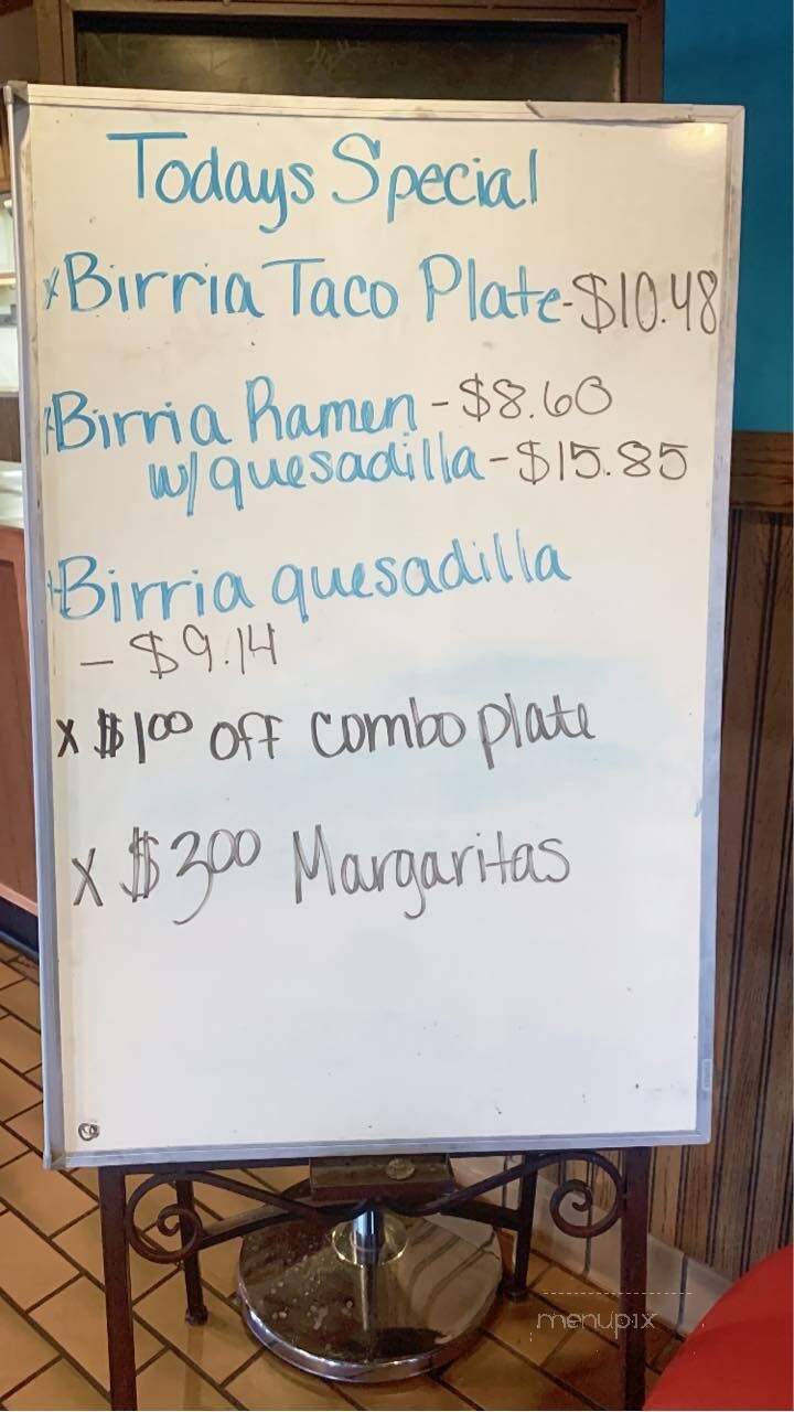 Chino's Mexican Restaurant - Gering, NE menu_pic
