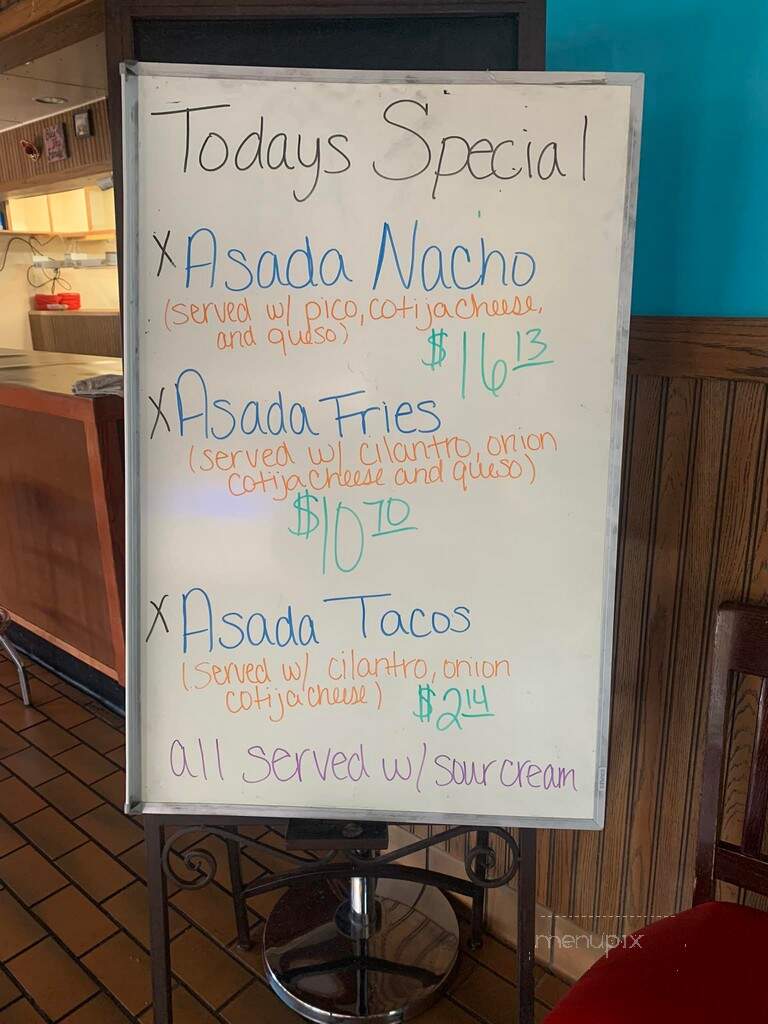 Chino's Mexican Restaurant - Gering, NE menu_pic