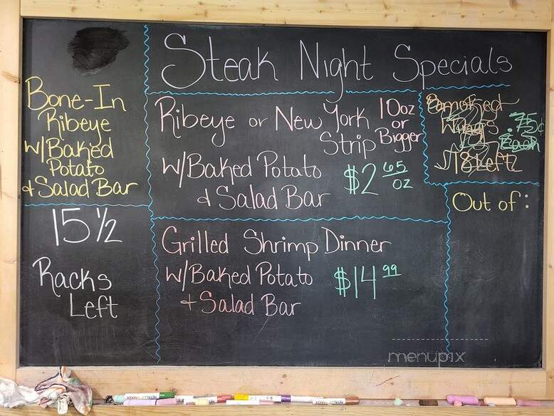 Richey's Roadhouse - Greers Ferry, AR menu_pic