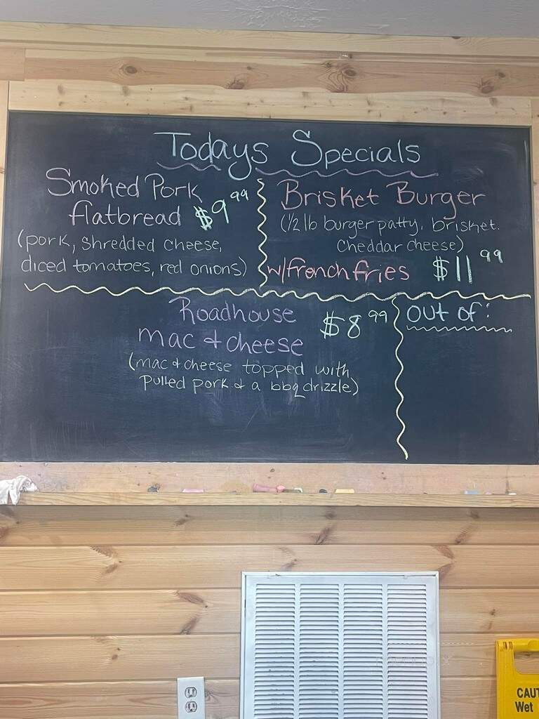 Richey's Roadhouse - Greers Ferry, AR menu_pic