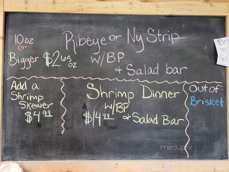 Richey's Roadhouse - Greers Ferry, AR menu_pic
