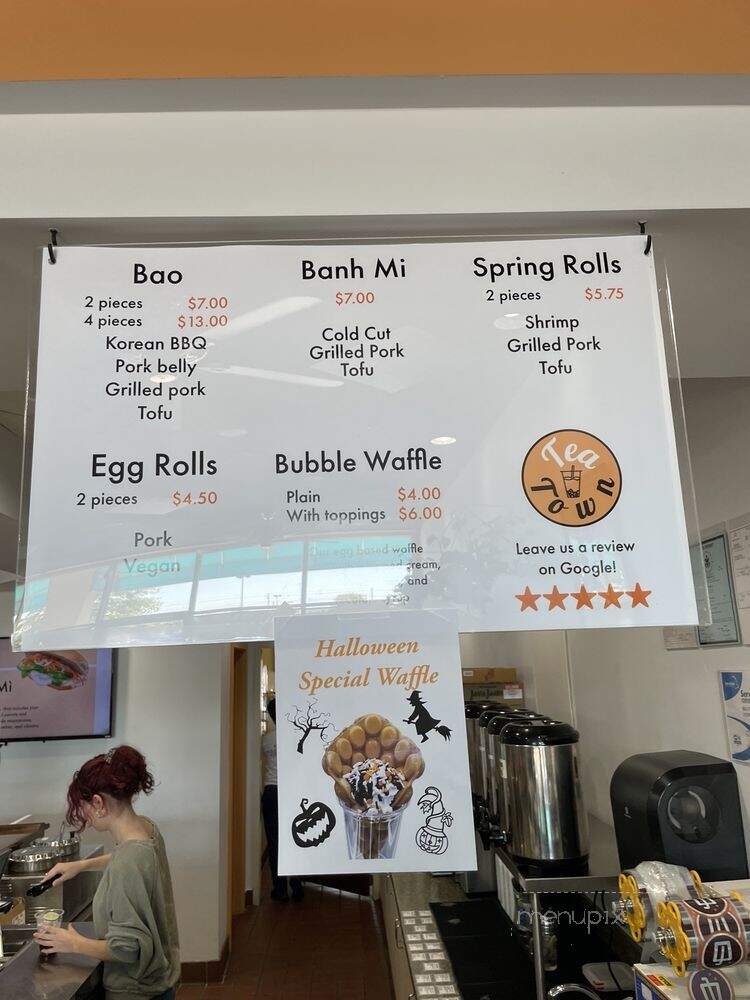 Tea Town MGM - Montgomery, AL menu_pic