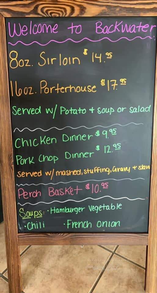 The Backwater Bar and Grill - Crivitz, WI