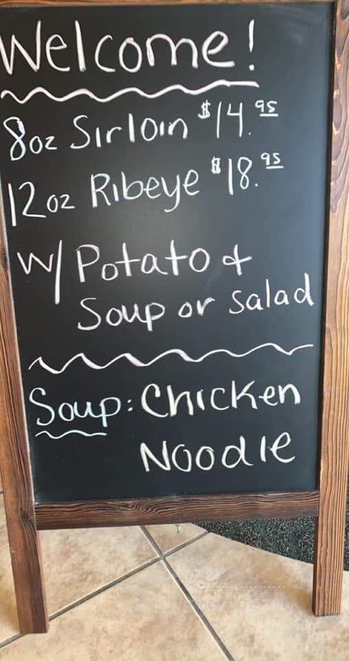 The Backwater Bar and Grill - Crivitz, WI menu_pic