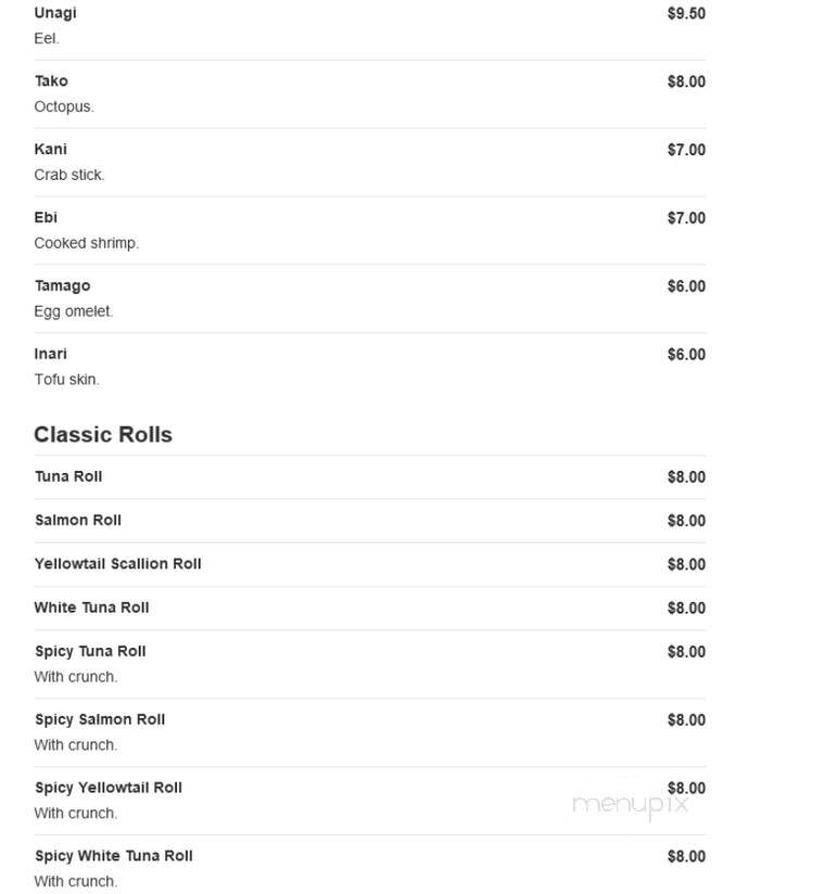 Moca Asian Cuisine - Malvern, PA menu_pic