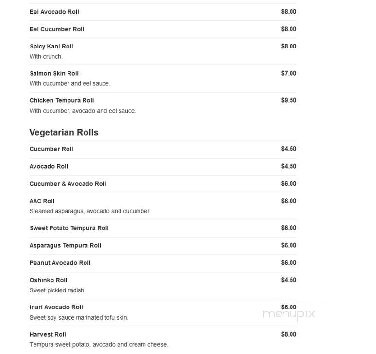 Moca Asian Cuisine - Malvern, PA menu_pic