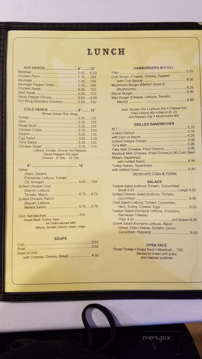 Max Deli - Forest City, PA menu_pic