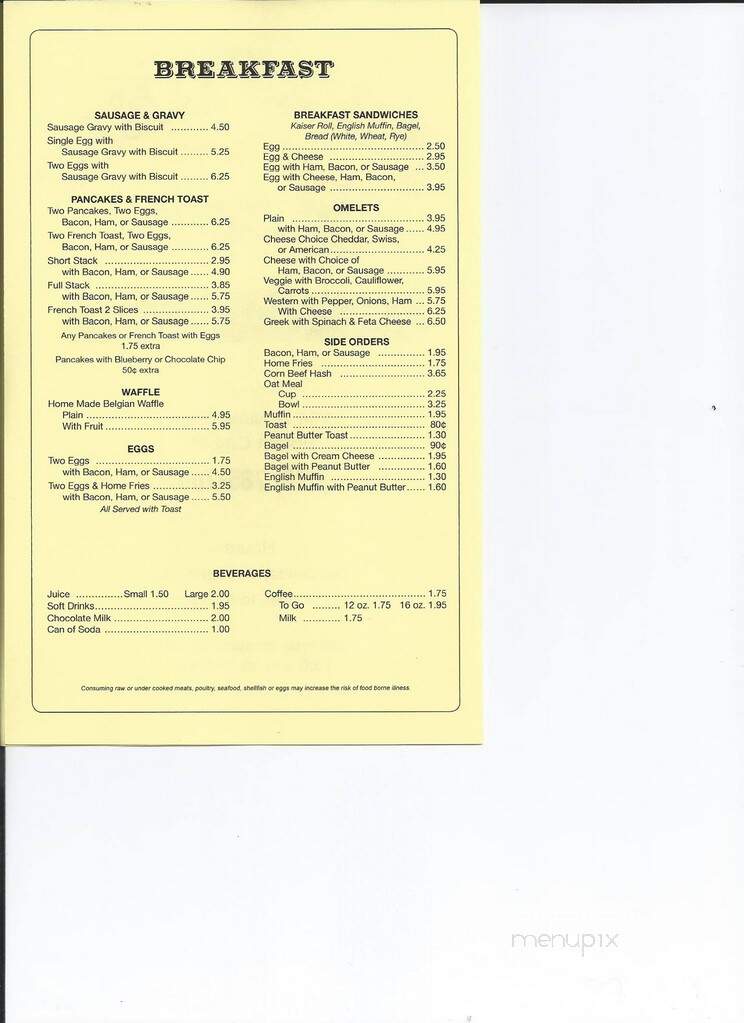 Max Deli - Forest City, PA menu_pic