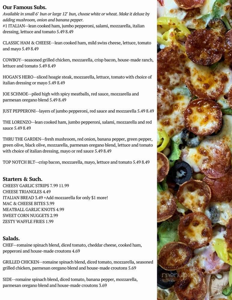King's Grand Central - Junction City, OH menu_pic