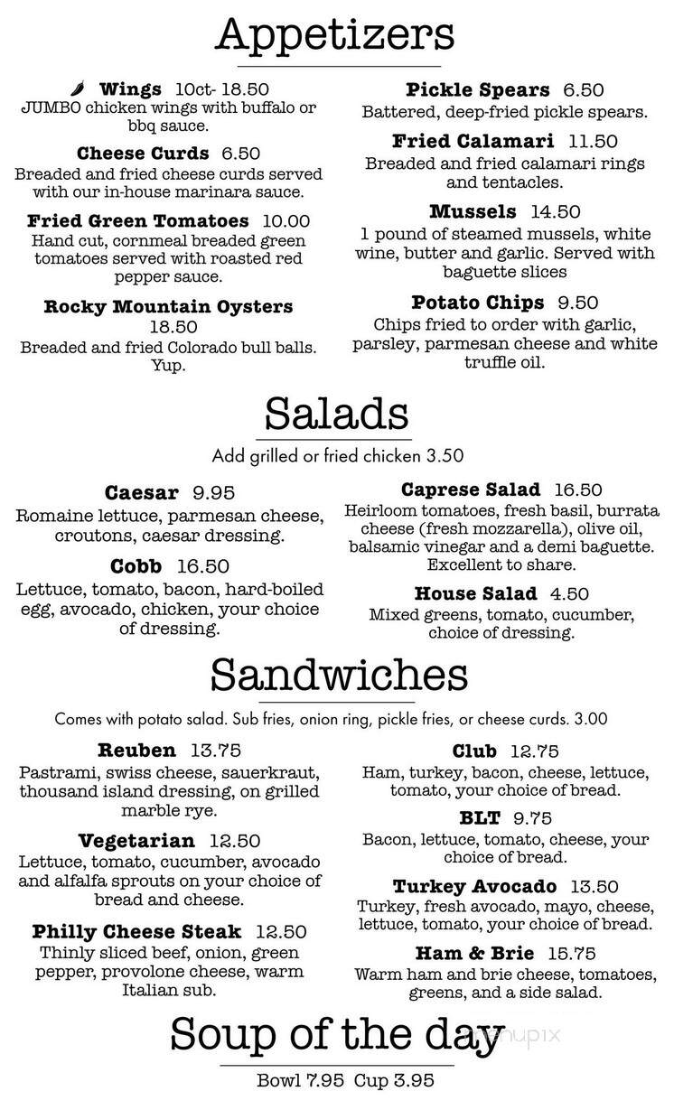 La'Sal Chop House - Manti, UT menu_pic