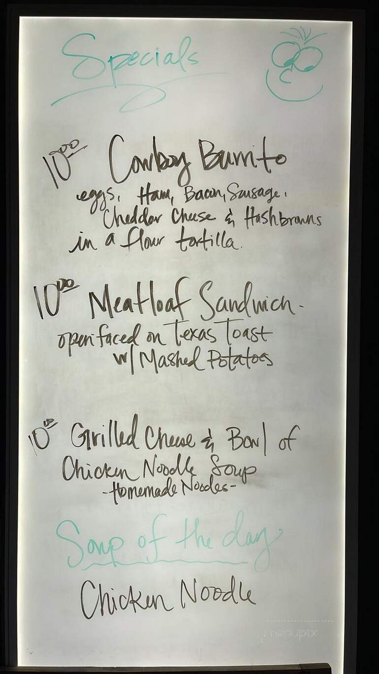 Monica's Cafe - Show Low, AZ menu_pic