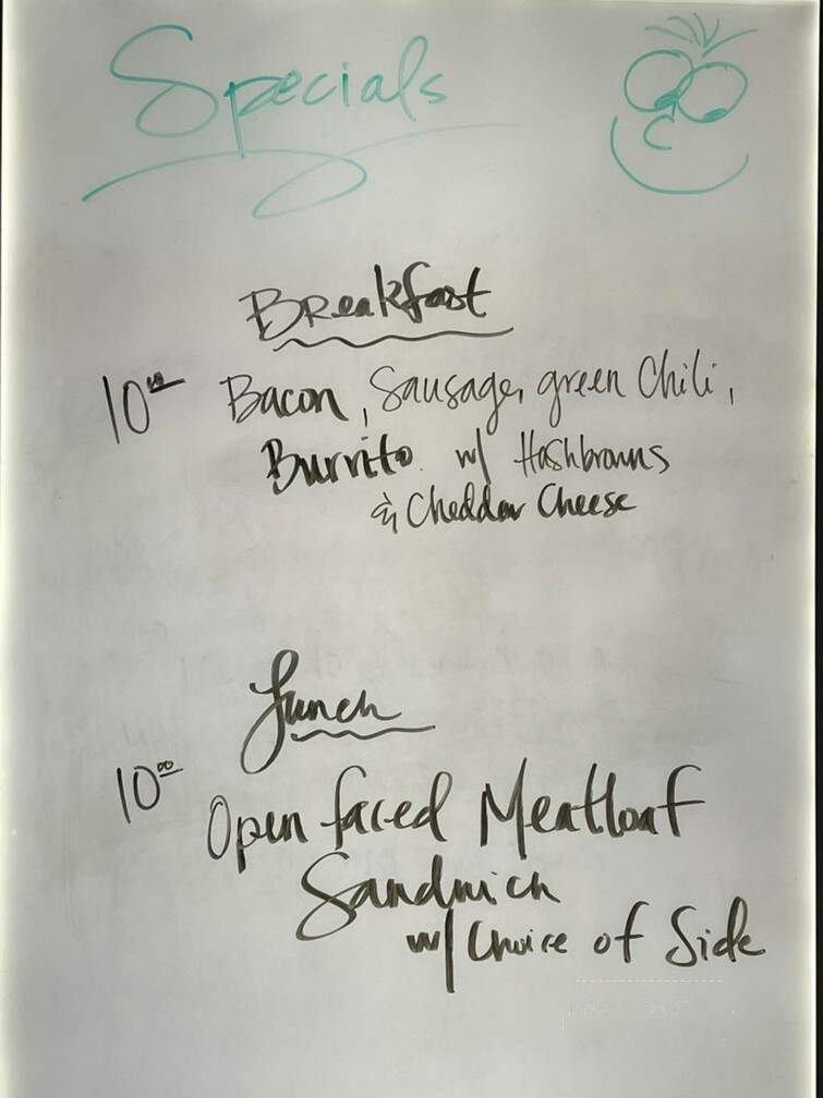 Monica's Cafe - Show Low, AZ menu_pic