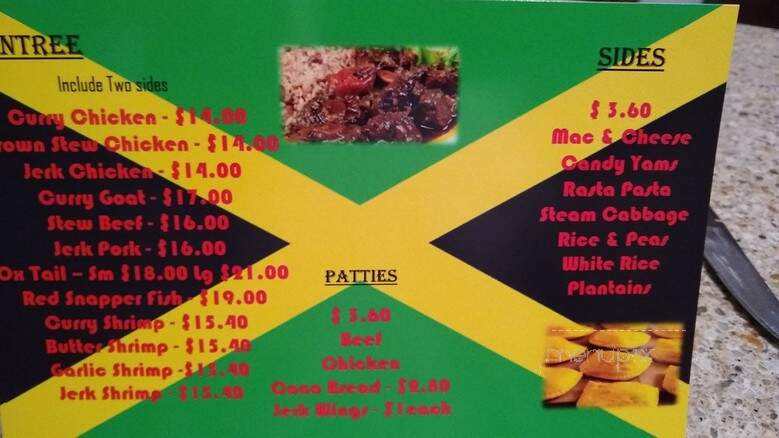 SP Jamaican Jerk Kitchen - Hendersonville, NC menu_pic