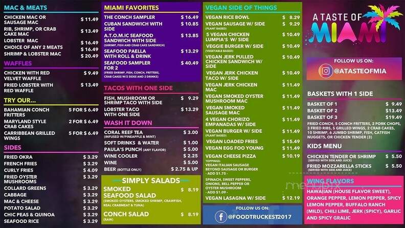 The Vegan Side of Things - McDonough, GA menu_pic