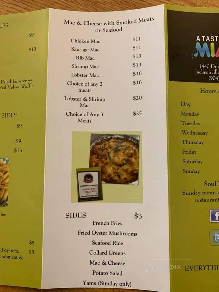 The Vegan Side of Things - McDonough, GA menu_pic
