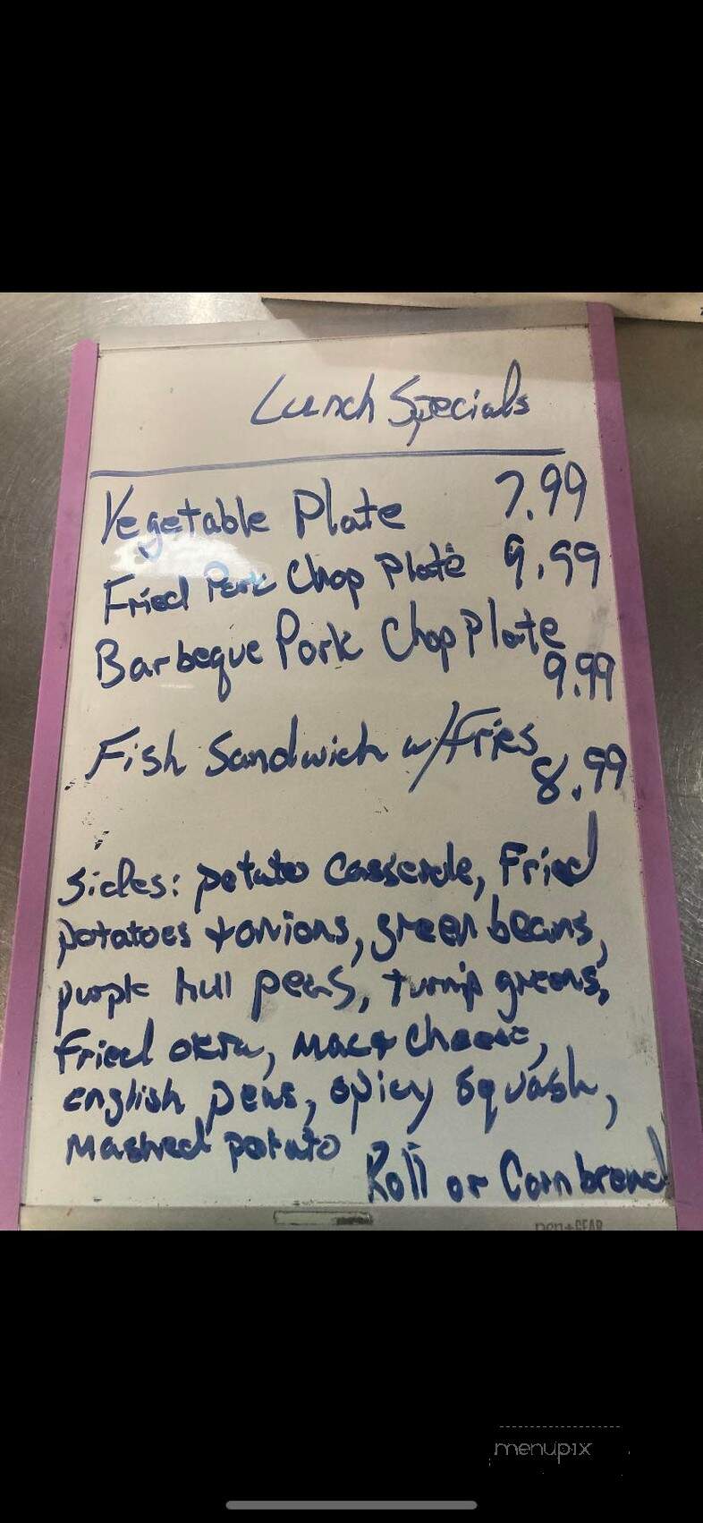 Papa Daddy's - Mercer, TN menu_pic
