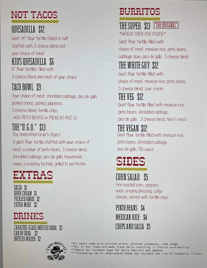 Taco Bout It - Saint Maries, ID menu_pic