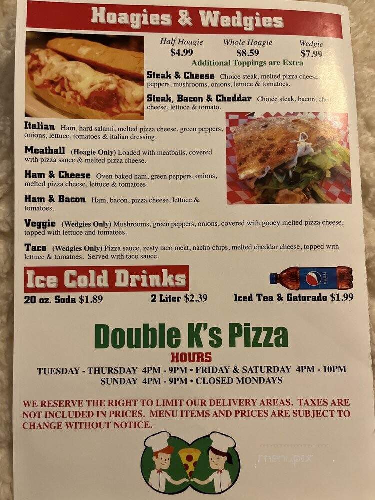 Double K Pizza - Central City, PA