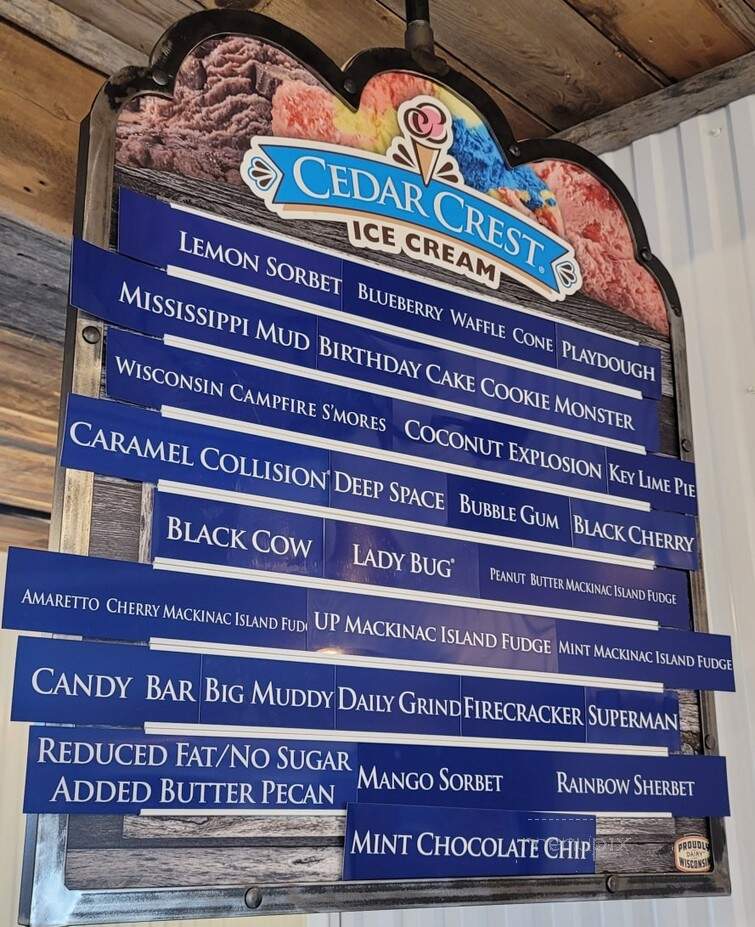 The Ice Cream Barn - Iron Mountain, MI menu_pic