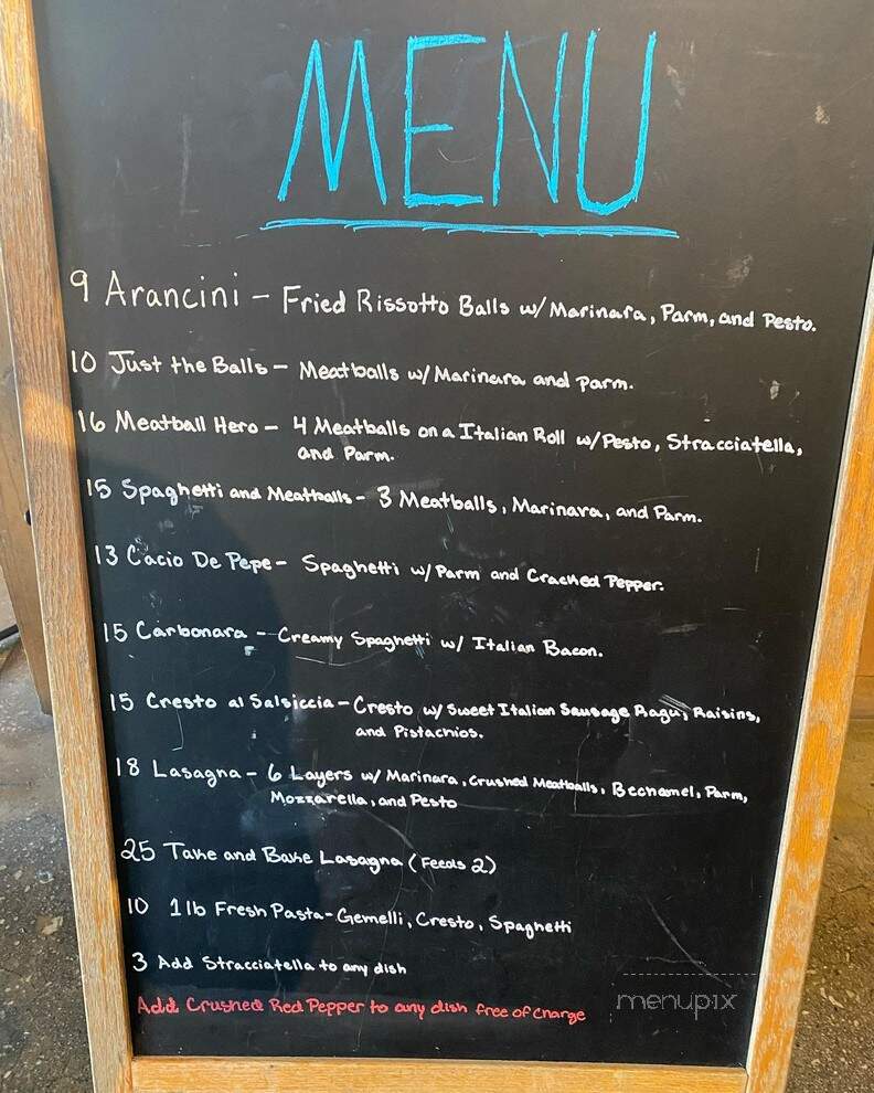 Chucktown Meatball - Summerville, SC menu_pic
