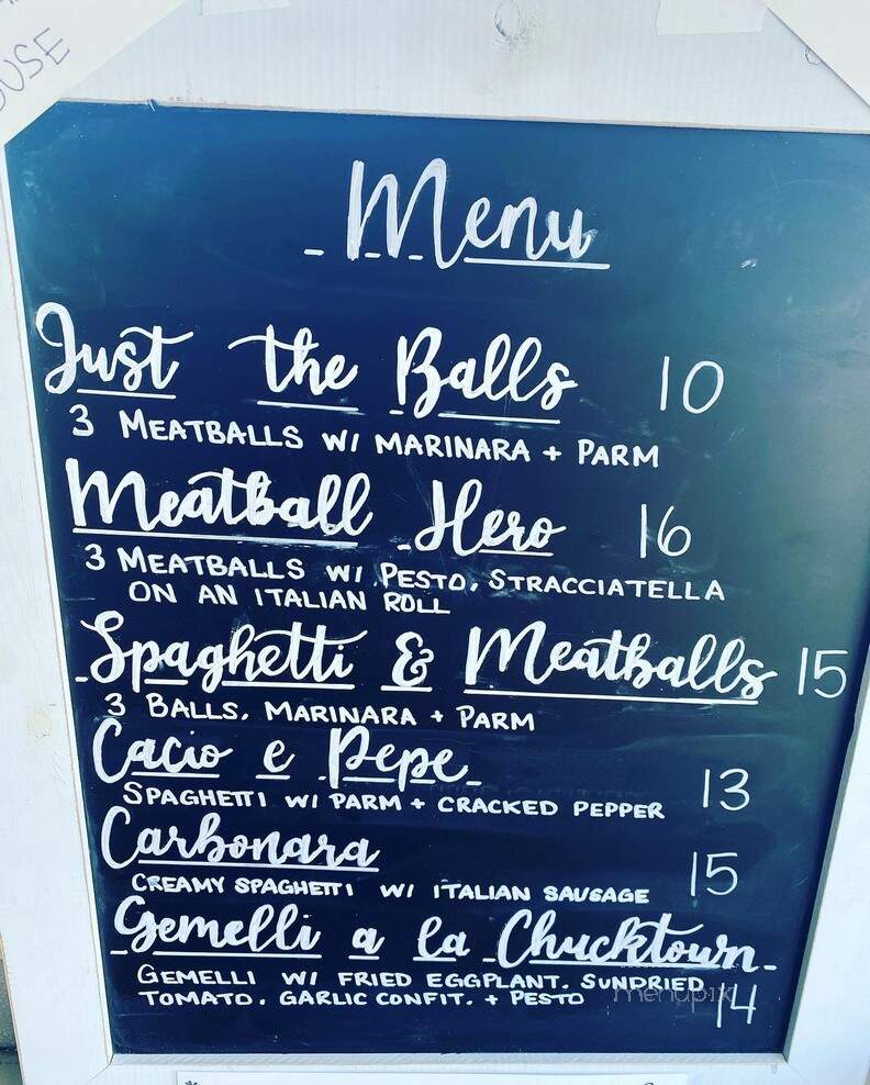 Chucktown Meatball - Summerville, SC menu_pic