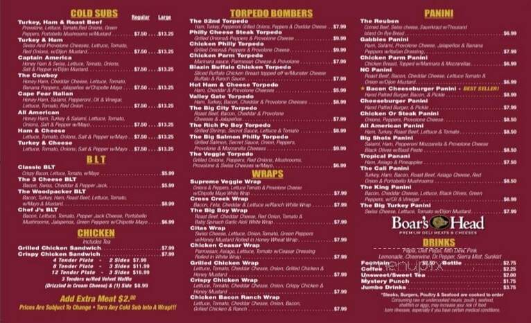Country Boys Grill - Fayetteville, NC menu_pic