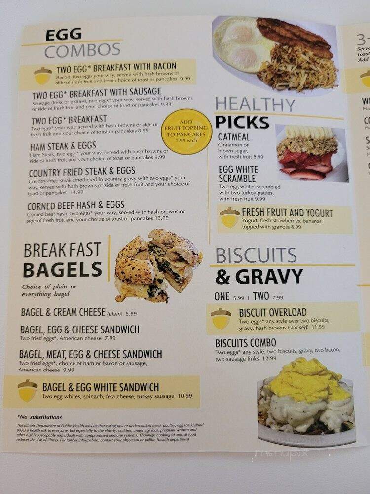 Golden Oak Pancake House - Saint Louis, MO menu_pic