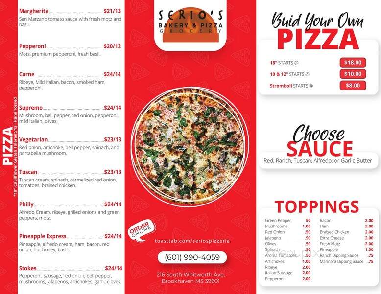Serio's Pizzeria - Brookhaven, MS