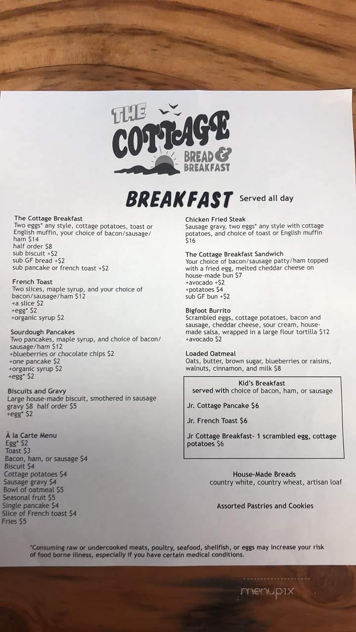 The Cottage Bread and Breakfast - Cathlamet, WA