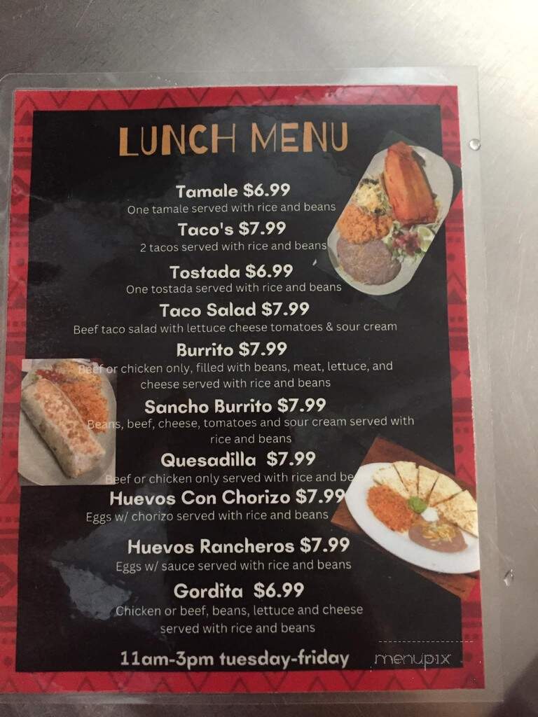 El Mexicali - Topeka, KS menu_pic