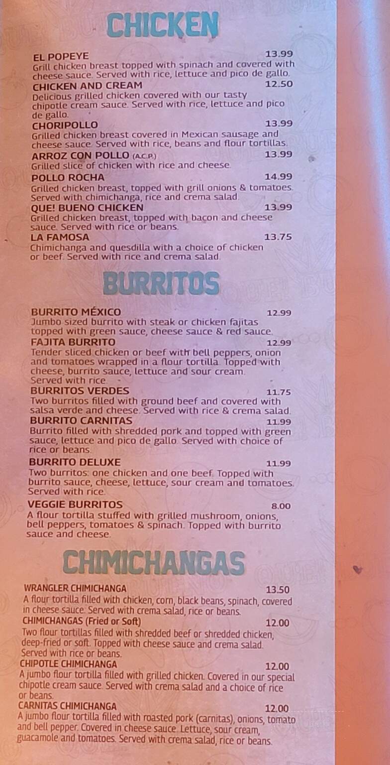 Que Bueno Bar & Grill - Irmo, SC