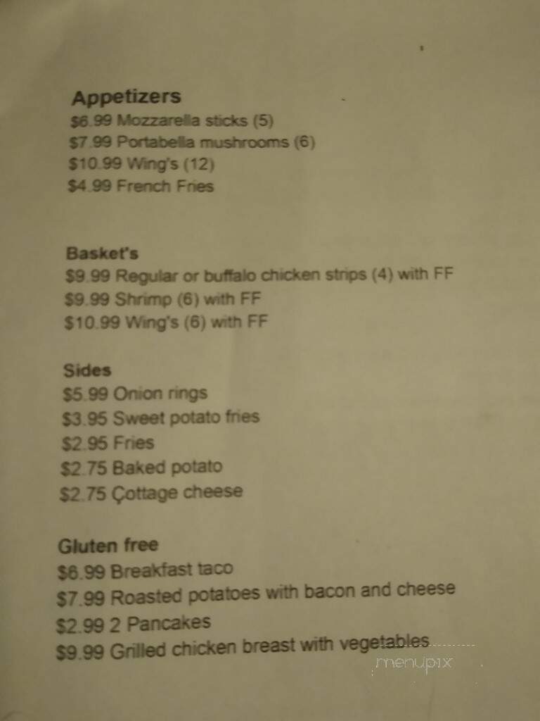 B & T Diner - Lincoln, NE menu_pic