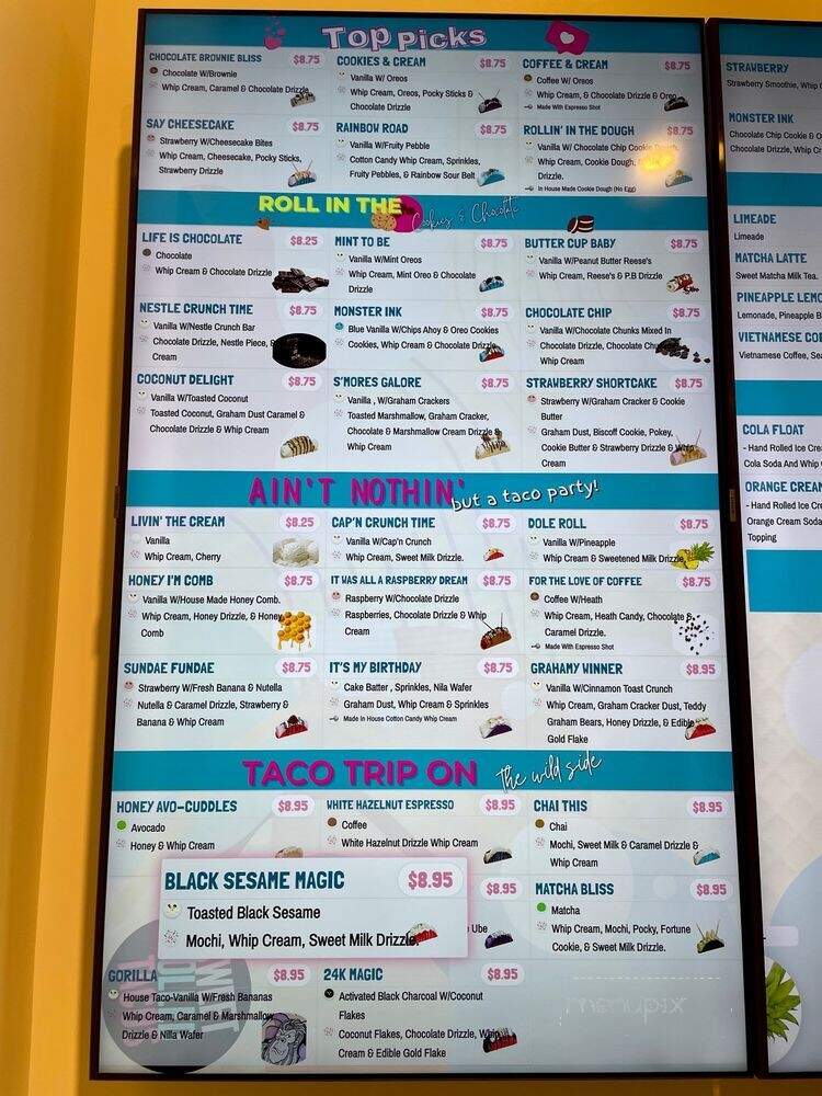 Sweet Rolled Tacos - Riverton, UT menu_pic