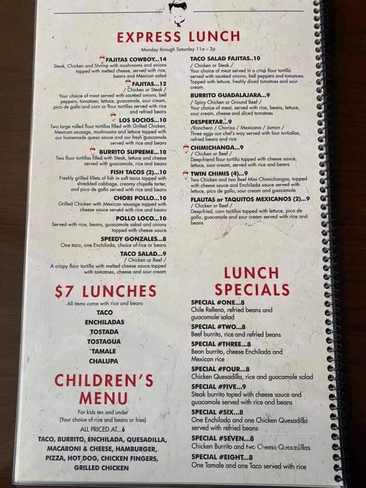 El Patron Mexican Grill & Cantina - Kasson, MN menu_pic