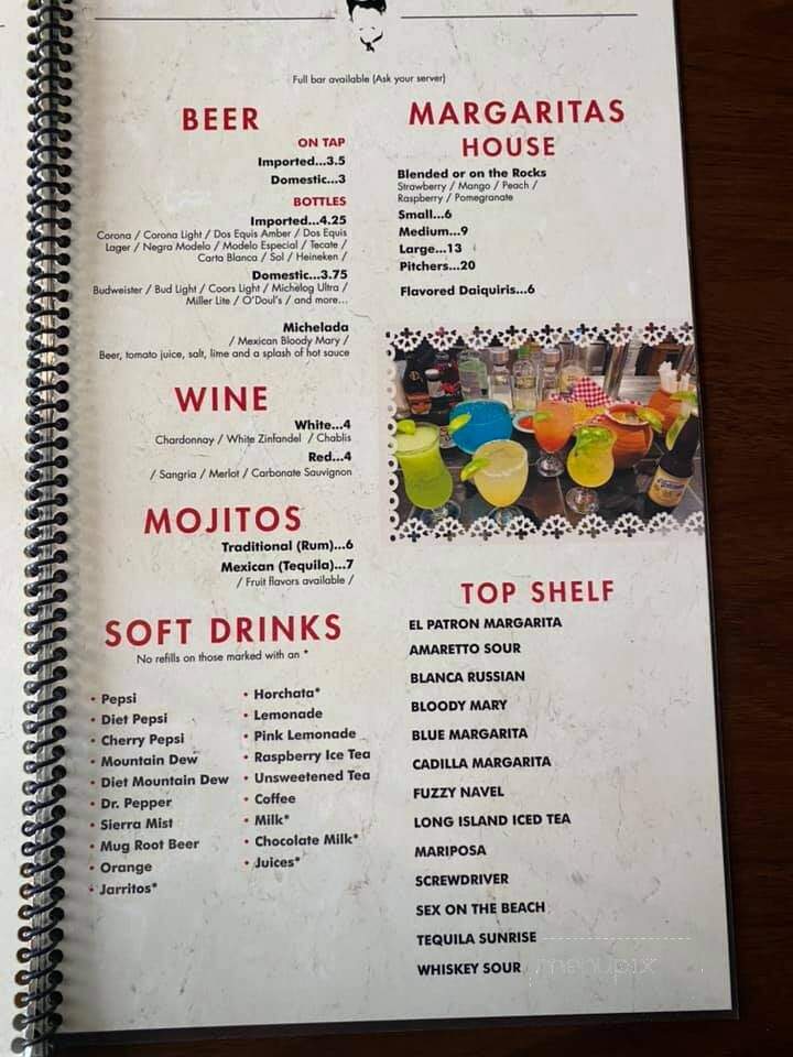 El Patron Mexican Grill & Cantina - Kasson, MN menu_pic