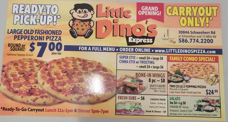 Little Dinos Pizza Express - Warren, MI