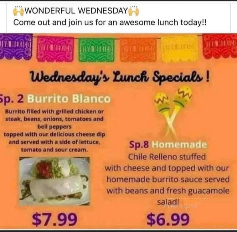 Trojan's Mexican Grill - Troy, AL menu_pic
