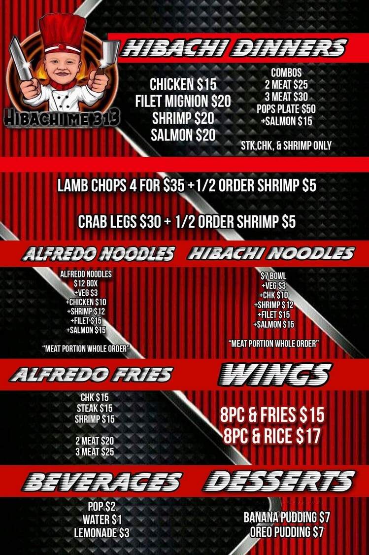 Hibachi-Me-313 - Detroit, MI menu_pic