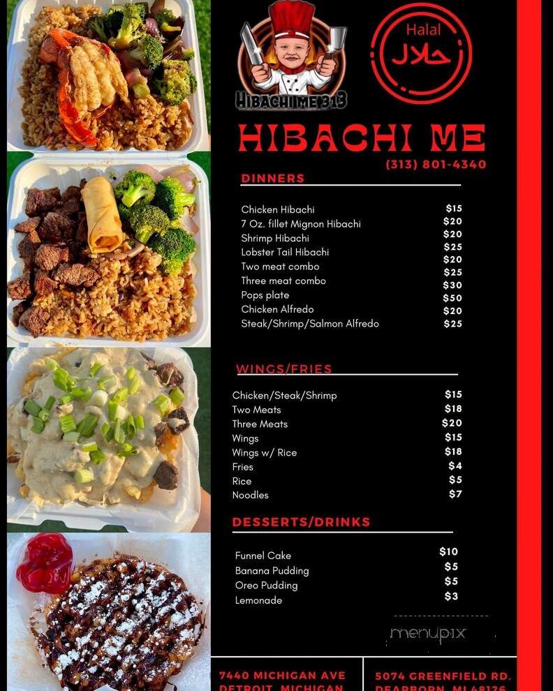 Hibachi-Me-313 - Detroit, MI menu_pic