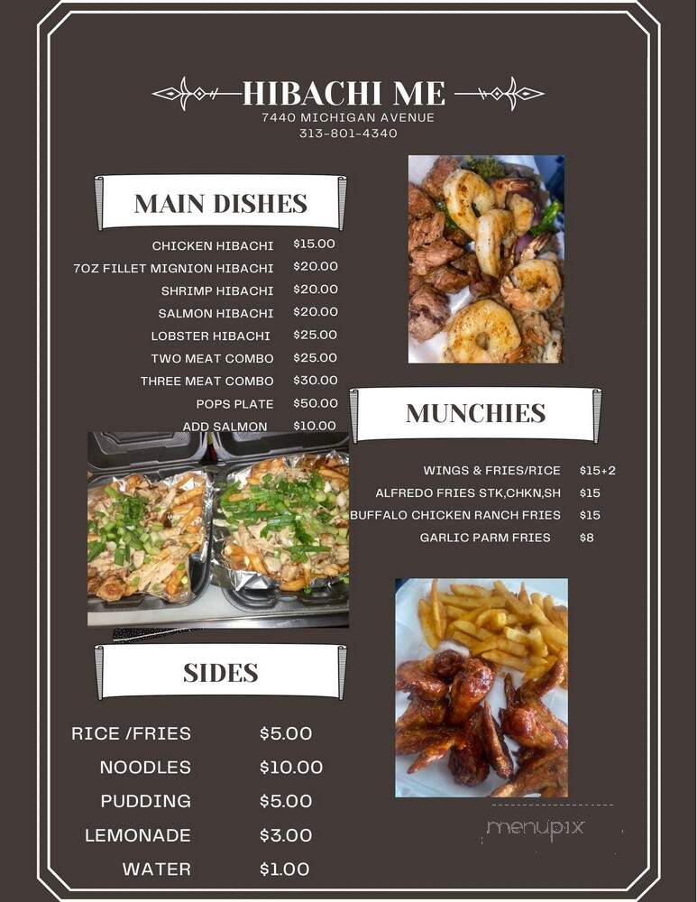 Hibachi-Me-313 - Detroit, MI menu_pic