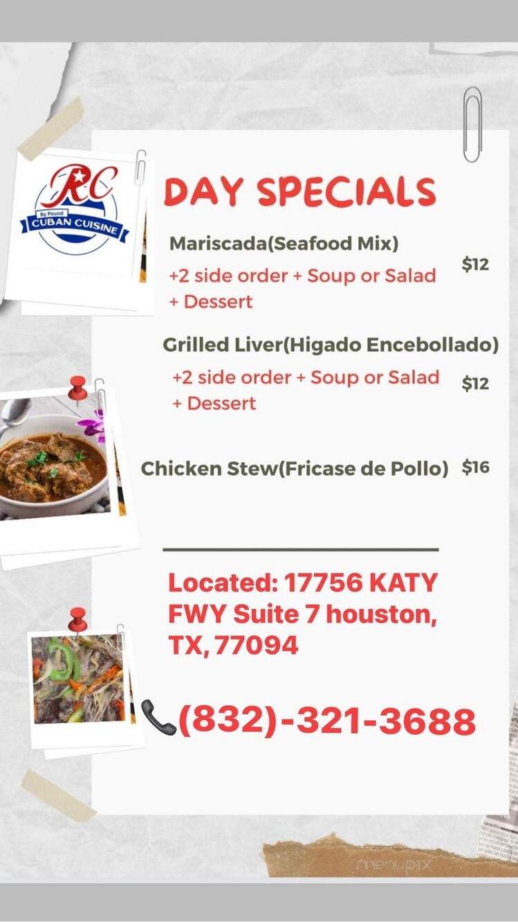 RC by the Pound Cuban Cuisine - Houston, TX