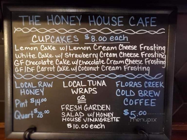 The Honey House Cafe - Port Orford, OR menu_pic