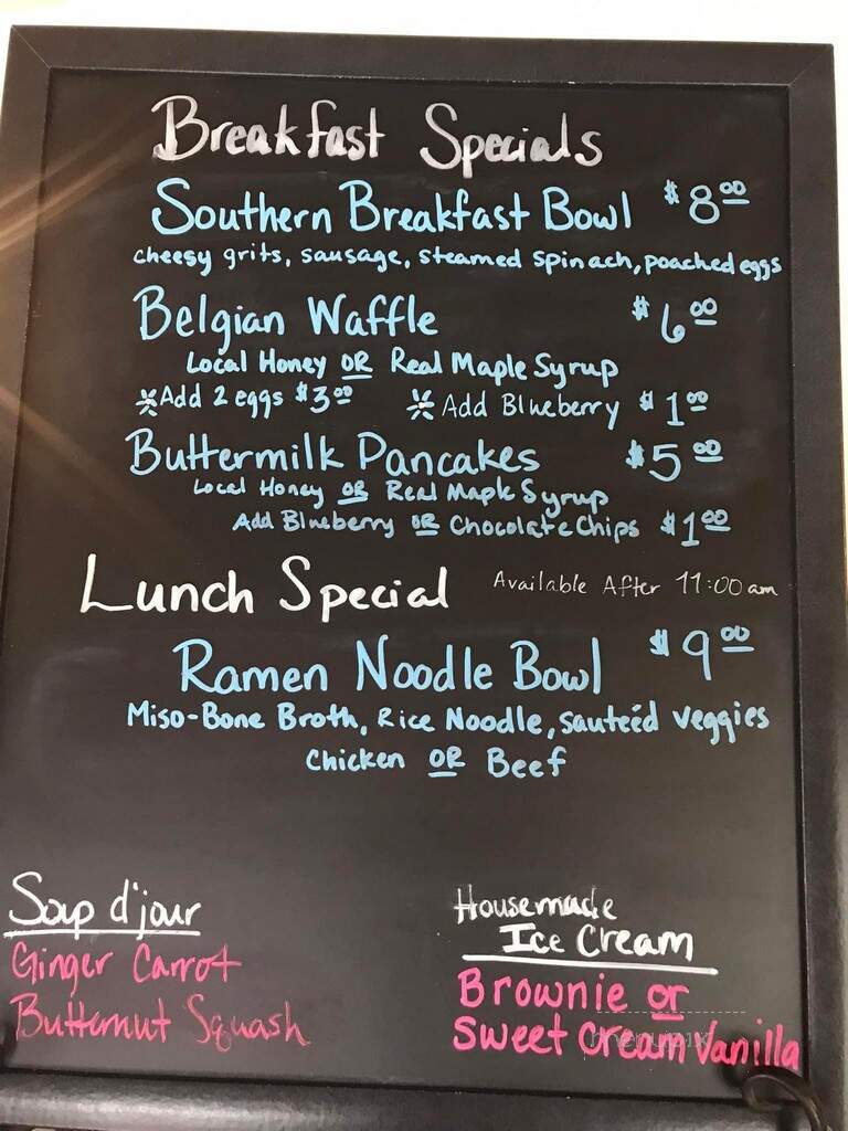 The Honey House Cafe - Port Orford, OR menu_pic