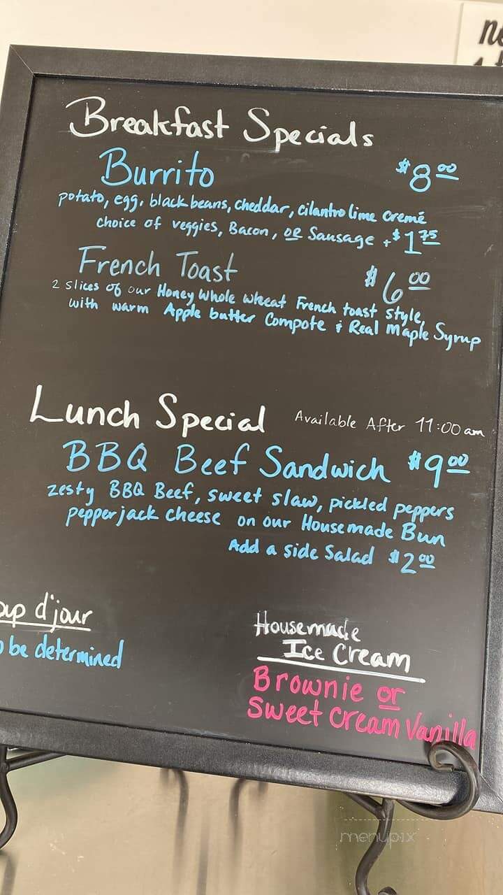 The Honey House Cafe - Port Orford, OR menu_pic
