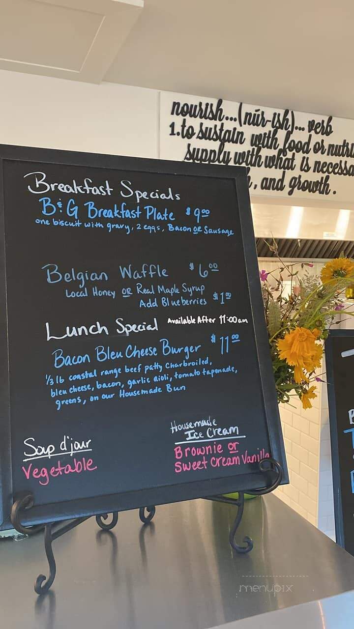 The Honey House Cafe - Port Orford, OR menu_pic