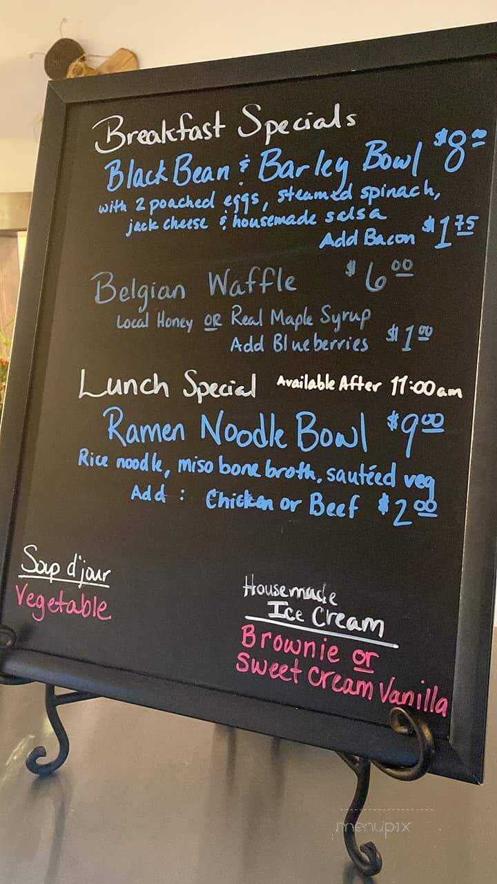 The Honey House Cafe - Port Orford, OR menu_pic