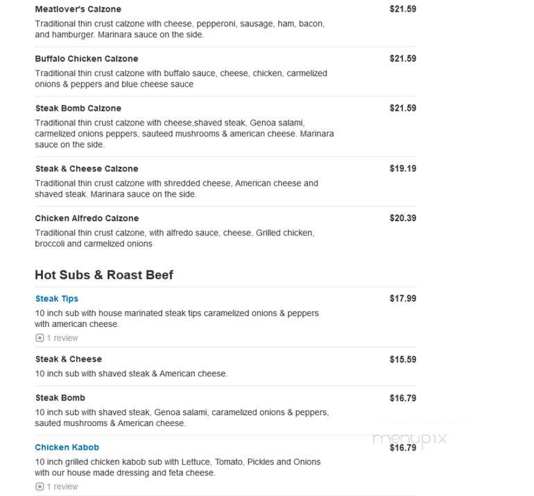 Gigi's Pizza - Portsmouth, NH menu_pic